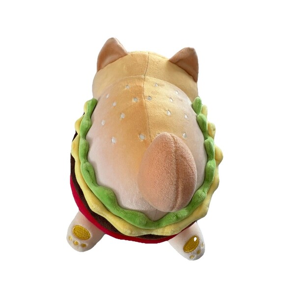 T49-Aphmau Meow-Meows Hamburger Cat Plush MeeMeows CatFace 10” Burger - Picture 4 of 6